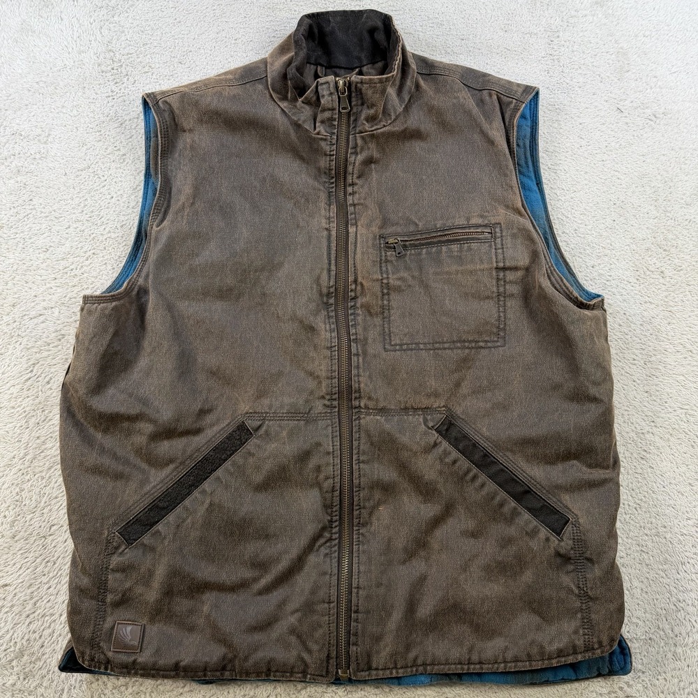 Men's Brown Sleeveless Jacket